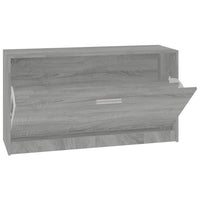 Scarpiera Grigio Sonoma 80x24x45 cm in Legno Multistrato 342645