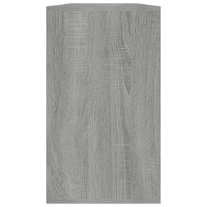 Scarpiera Grigio Sonoma 80x24x45 cm in Legno Multistrato 342645