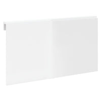 Tavolino Muro Pieghevole Bianco Lucido 100x60x56 cm Multistrato cod 10852