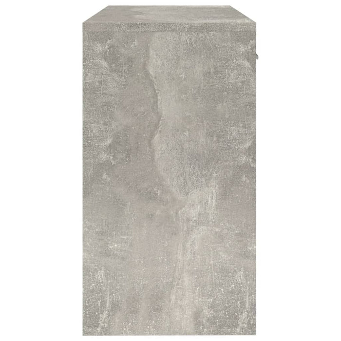 Scrivania Cassetto Grigio cemento 100x40x73cm Legno Multistrato 342654