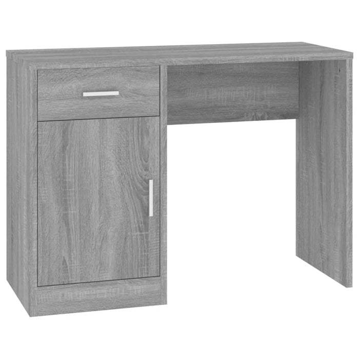 Scrivania Cassetto grigio sonoma 100x40x73cm Legno Multistrato 342657