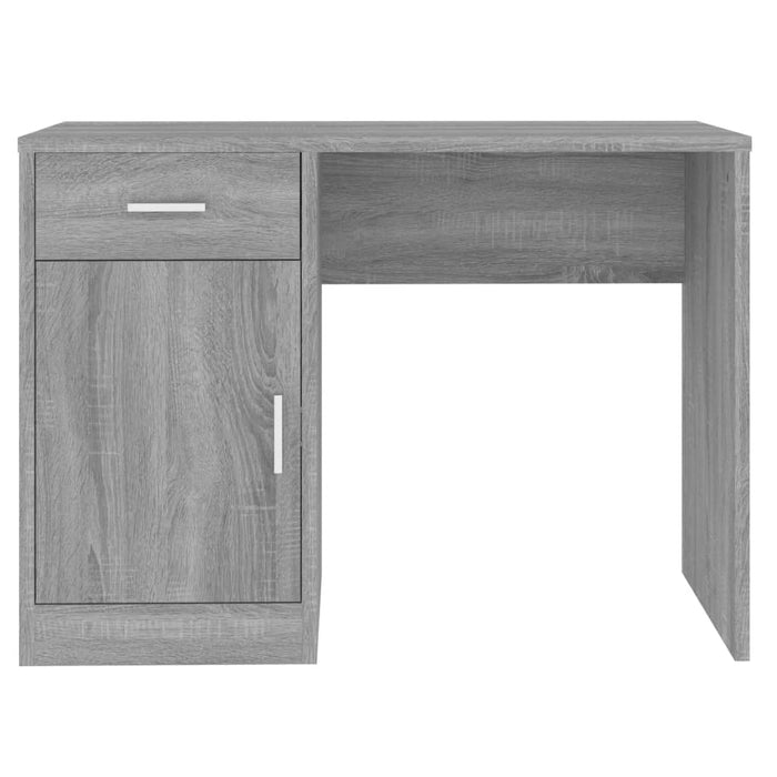 Scrivania Cassetto grigio sonoma 100x40x73cm Legno Multistrato 342657