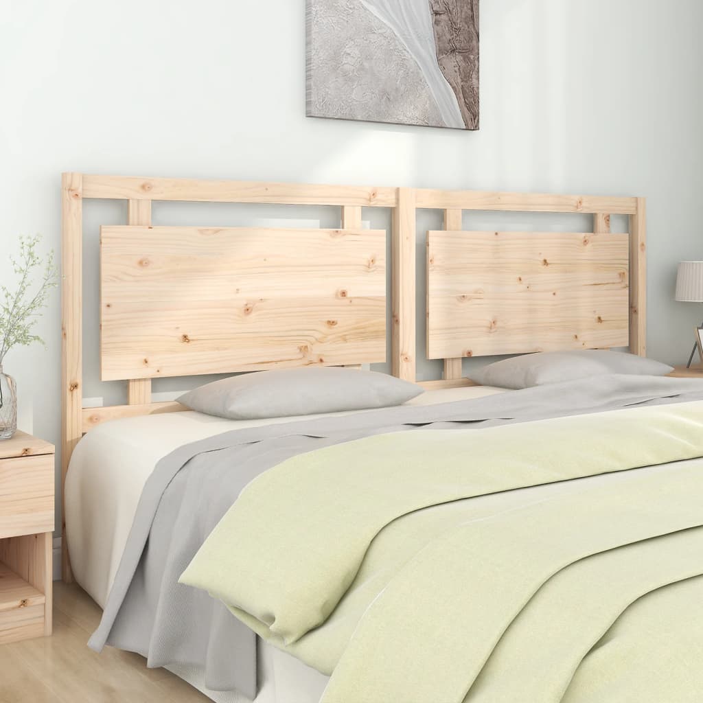 Testiera per Letto 205,5x4x100 cm in Legno Massello di Pino cod mxl 51883