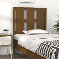 Testiera per Letto Miele 80,5x4x100 cm Legno Massello di Pino