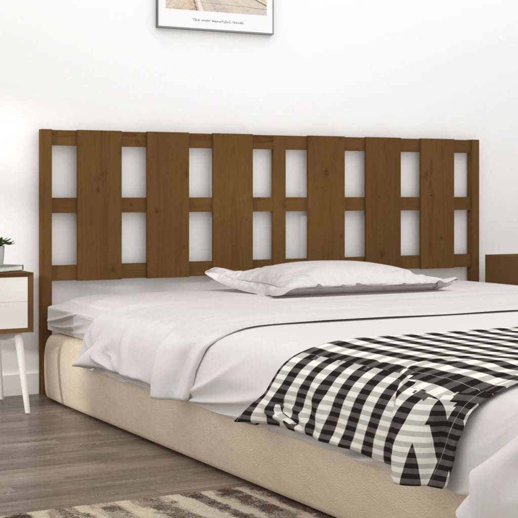 Testiera Letto Miele 205,5x4x100 cm in Legno Massello di Pino cod mxl 46401