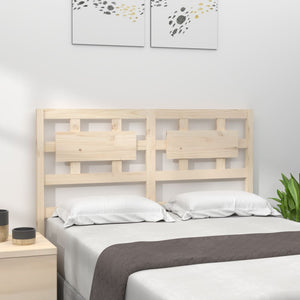 Testiera per Letto 155,5x4x100 cm in Legno Massello di Pino