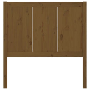 Testiera per Letto Miele 105,5x4x100 cm Legno Massello di Pino