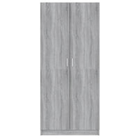 Armadio Grigio Sonoma 80x52x180 cm in Legno Multistrato 815352