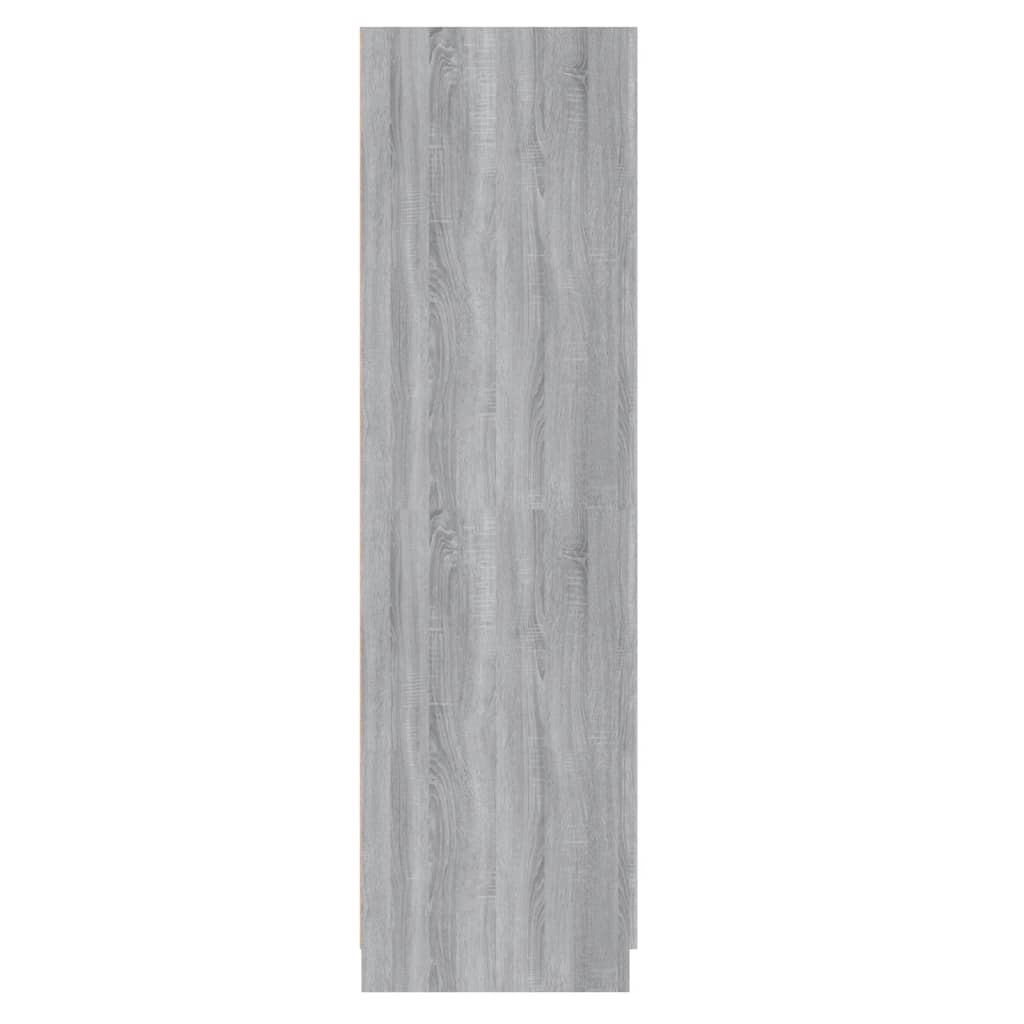 Armadio Grigio Sonoma 80x52x180 cm in Legno Multistrato cod mxl 77291