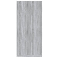 Armadio Grigio Sonoma 90x52x200 cm in Legno Multistrato cod mxl 65009