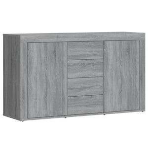 Credenza Grigio Sonoma 120x36x69 cm in Legno Multistrato cod mxl 9384