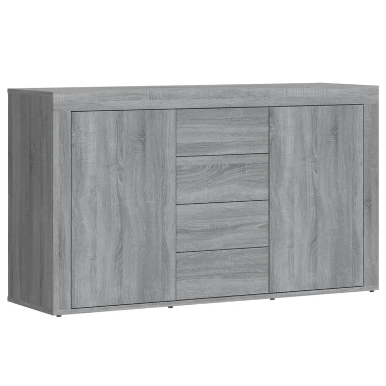 Credenza Grigio Sonoma 120x36x69 cm in Legno Multistrato cod mxl 9384