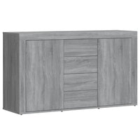 Credenza Grigio Sonoma 120x36x69 cm in Legno Multistrato 815493