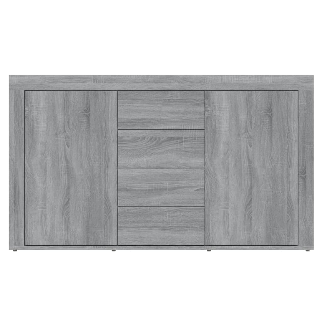 Credenza Grigio Sonoma 120x36x69 cm in Legno Multistrato cod mxl 9384