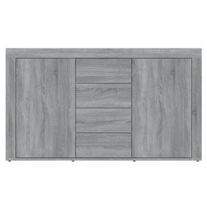 Credenza Grigio Sonoma 120x36x69 cm in Legno Multistrato cod mxl 9384