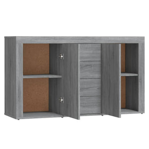 Credenza Grigio Sonoma 120x36x69 cm in Legno Multistrato cod mxl 9384