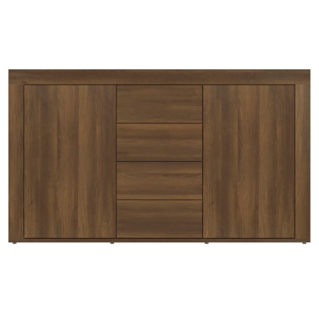 Credenza Rovere Marrone 120x36x69 cm in Legno Multistrato cod mxl 9449