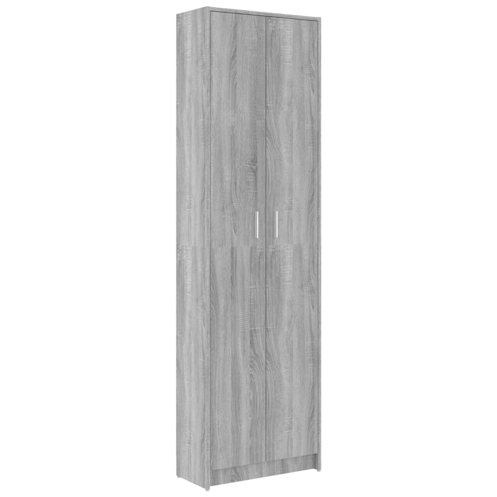 Armadio Corridoio Grigio Sonoma 55x25x189 cm Legno Multistrato 815517