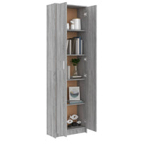 Armadio Corridoio Grigio Sonoma 55x25x189 cm Legno Multistrato 815517