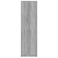 Armadio Corridoio Grigio Sonoma 55x25x189 cm Legno Multistrato 815517