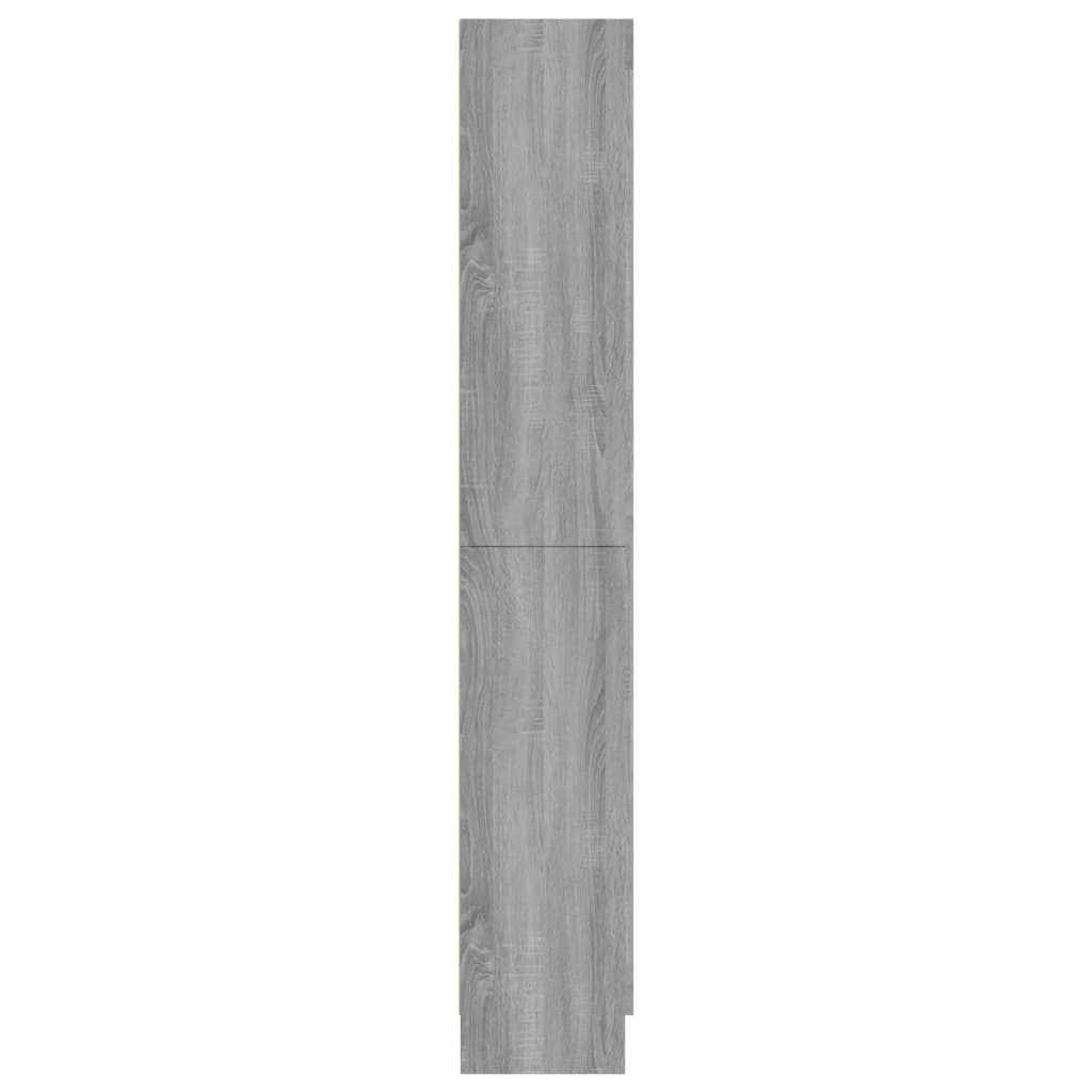 Mobile Vetrina Grigio Sonoma 82,5x30,5x185,5 Legno Multistrato cod mxl 14885