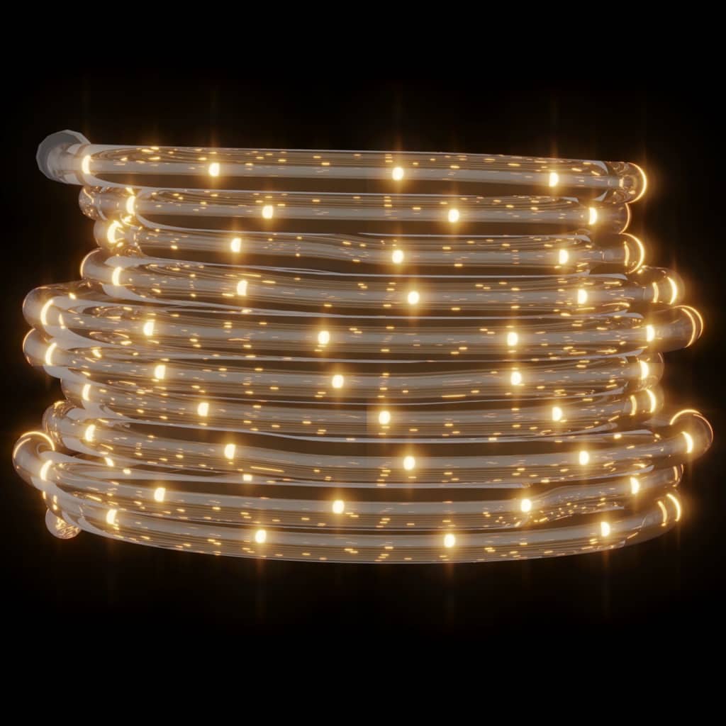 Stringa di Luci con 120 LED Bianco Caldo 5 m in PVC 343306