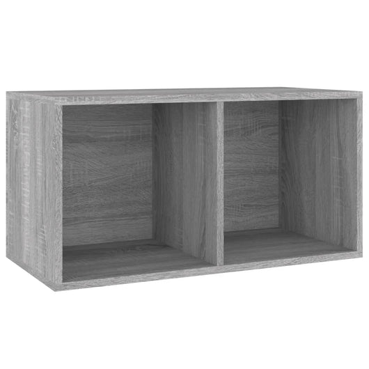 Contenitore Vinili Grigio Sonoma 71x34x36 cm Legno Multistrato cod mxl 77996