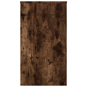 Scrivania Rovere Fumo 90x40x72 cm in Legno Multistrato 815303