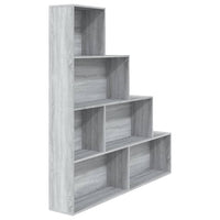 Libreria Grigio Sonoma 155x24x160 cm cod mxl 15046