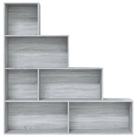 Libreria Grigio Sonoma 155x24x160 cm cod mxl 15046