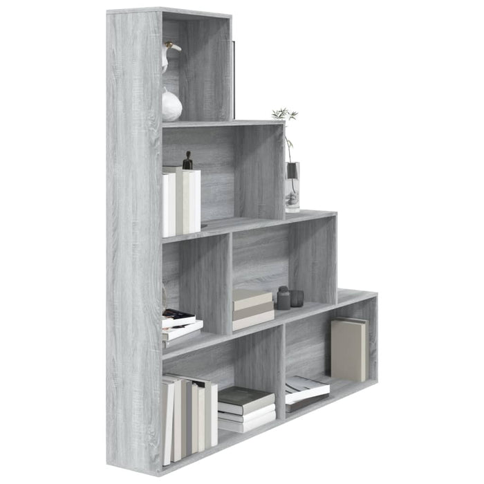 Libreria Grigio Sonoma 155x24x160 cm 815361