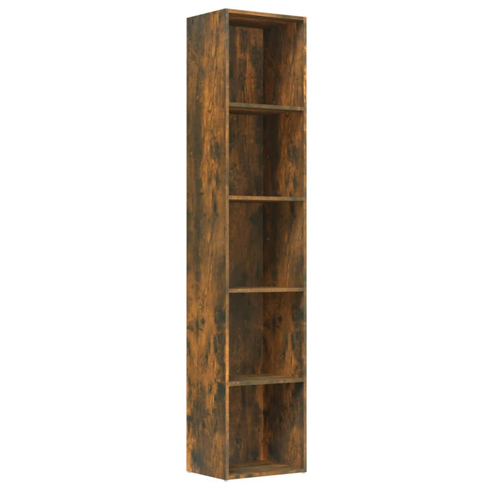 Libreria Rovere Fumo 40x30x189 cm in Legno Multistratocod mxl 121076