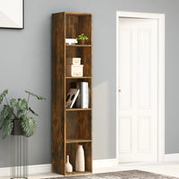 Libreria Rovere Fumo 40x30x189 cm in Legno Multistratocod mxl 121076