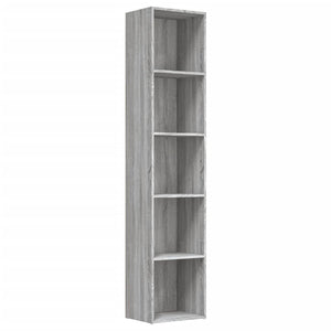 Libreria Grigio Sonoma 40x30x189 cm in Legno Multistrato 815436