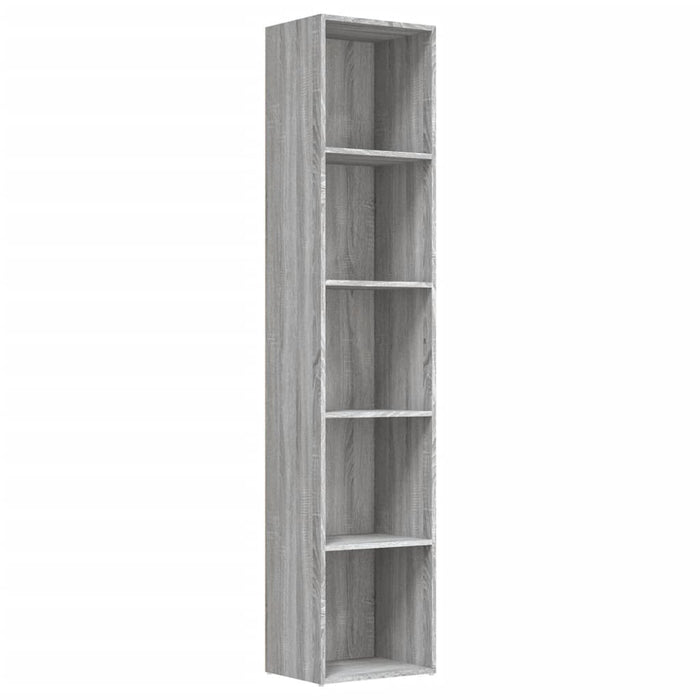 Libreria Grigio Sonoma 40x30x189 cm in Legno Multistrato 815436