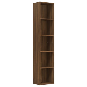 Libreria Rovere Marrone 40x30x189 cm in Legno Multistrato cod mxl 66275