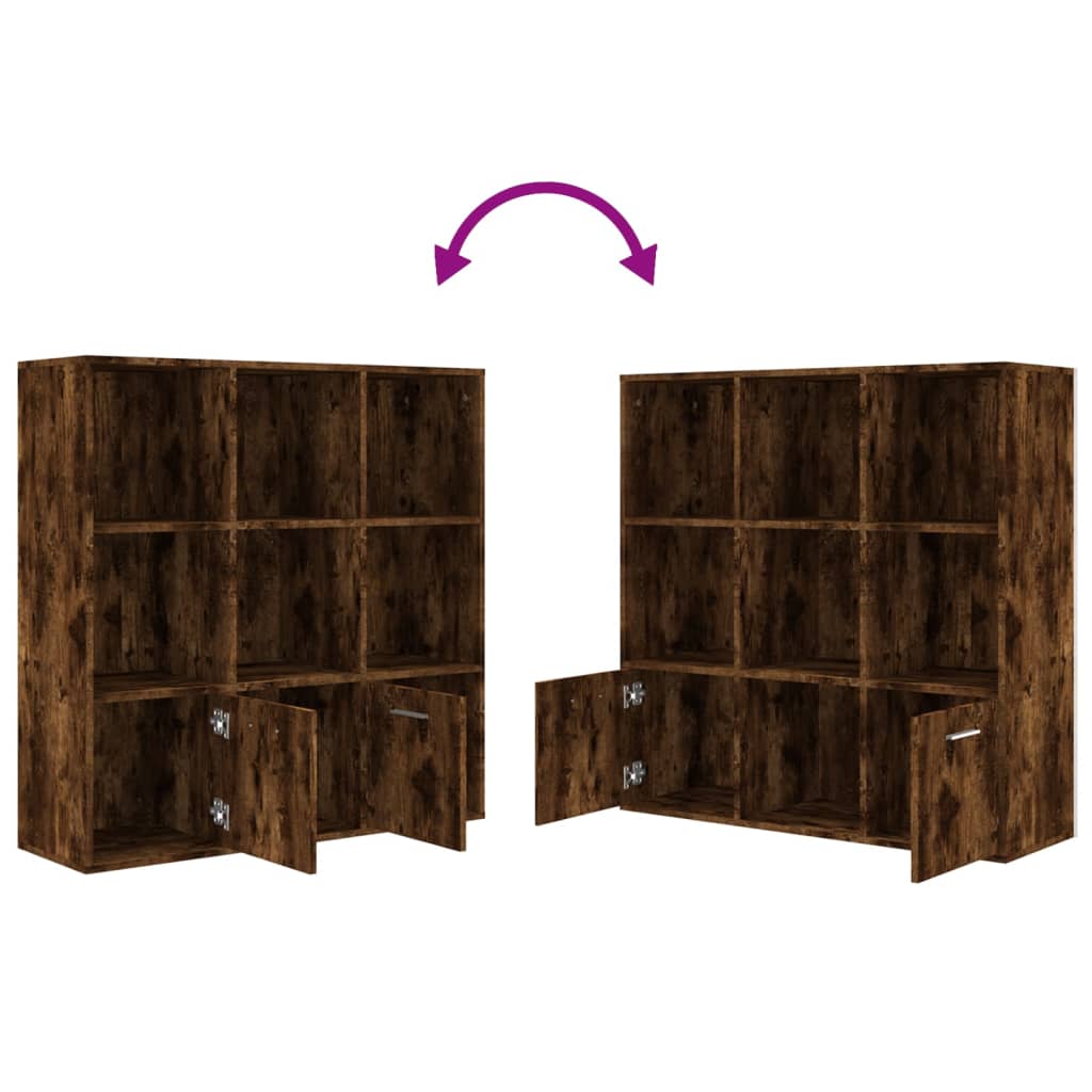 Libreria Rovere Fumo 98x30x98 cm cod mxl 20712