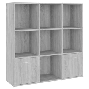 Libreria Grigio Sonoma 98x30x98 cm cod mxl 5890