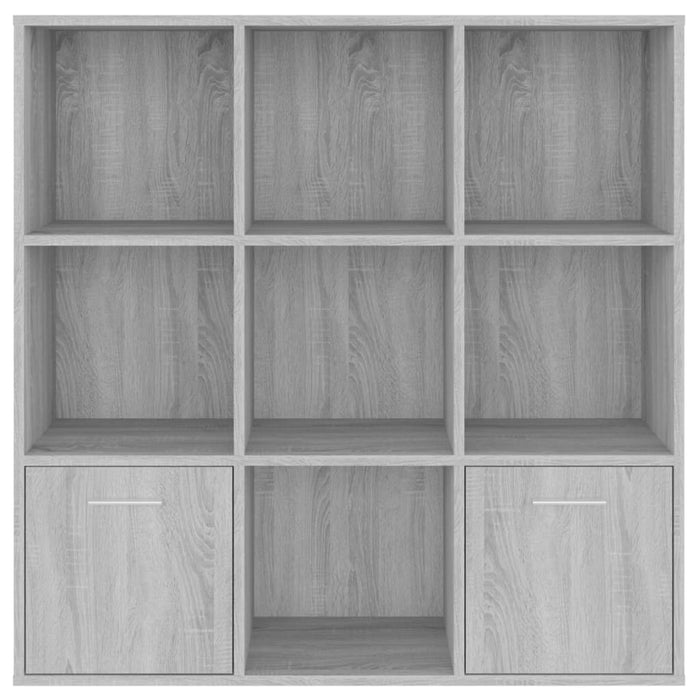 Libreria Grigio Sonoma 98x30x98 cm cod mxl 5890