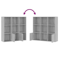 Libreria Grigio Sonoma 98x30x98 cm cod mxl 5890