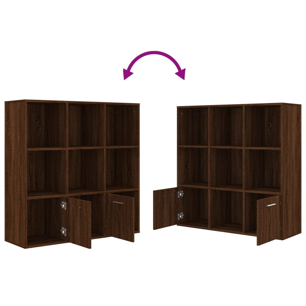 Libreria Rovere Marrone 98x30x98 cm cod mxl 9538