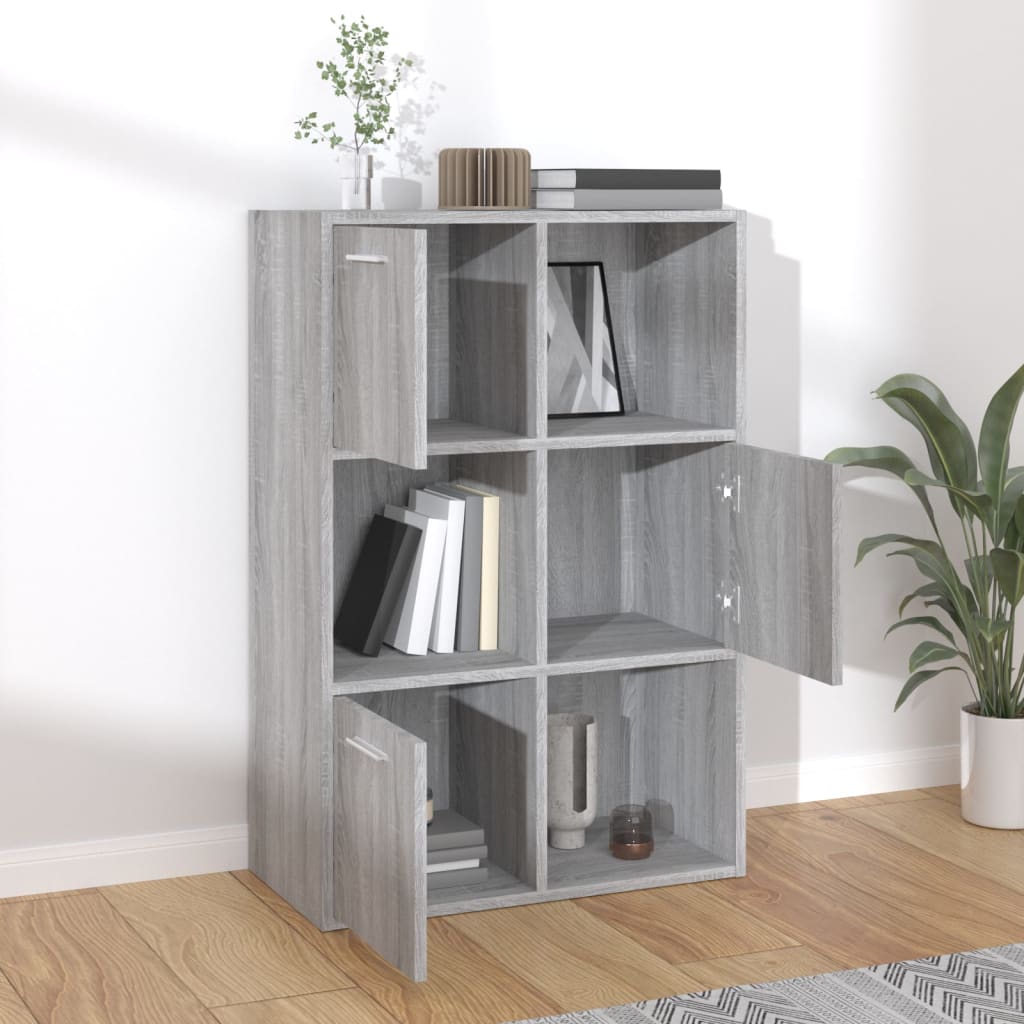 Mobile Contenitore Grigio Sonoma 60x29,5x90 cm