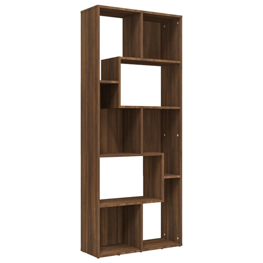 Libreria Rovere Marrone 67x24x161 cm in Legno Multistrato 815503