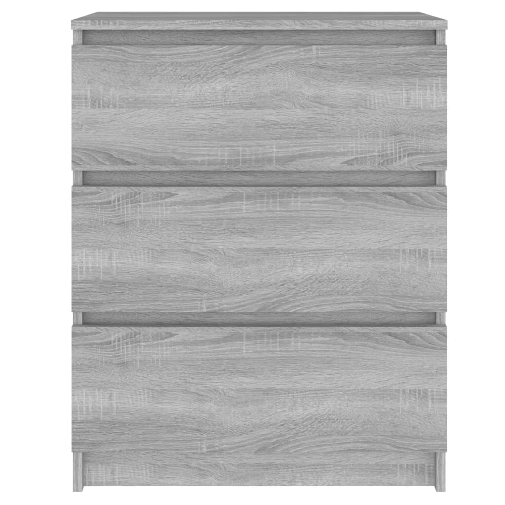 Credenza Grigio Sonoma 60x35x76 cm in Legno Multistrato cod mxl 47738