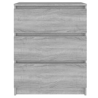 Credenza Grigio Sonoma 60x35x76 cm in Legno Multistrato cod mxl 47738