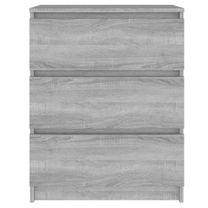 Credenza Grigio Sonoma 60x35x76 cm in Legno Multistrato cod mxl 47738