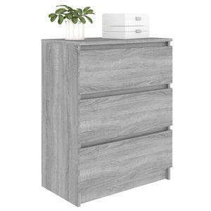 Credenza Grigio Sonoma 60x35x76 cm in Legno Multistrato cod mxl 47738