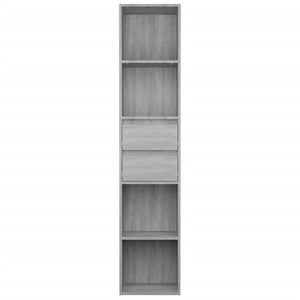 Libreria Grigio Sonoma 36x30x171 cm in Legno Multistrato cod mxl 12993