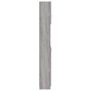 Armadietto Bagno Grigio Sonoma 32x25,5x190 cm Legno Multistrato cod mxl 11977