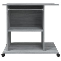 Scrivania Computer Grigio Sonoma 80x50x75 cm Legno Multistrato 815544